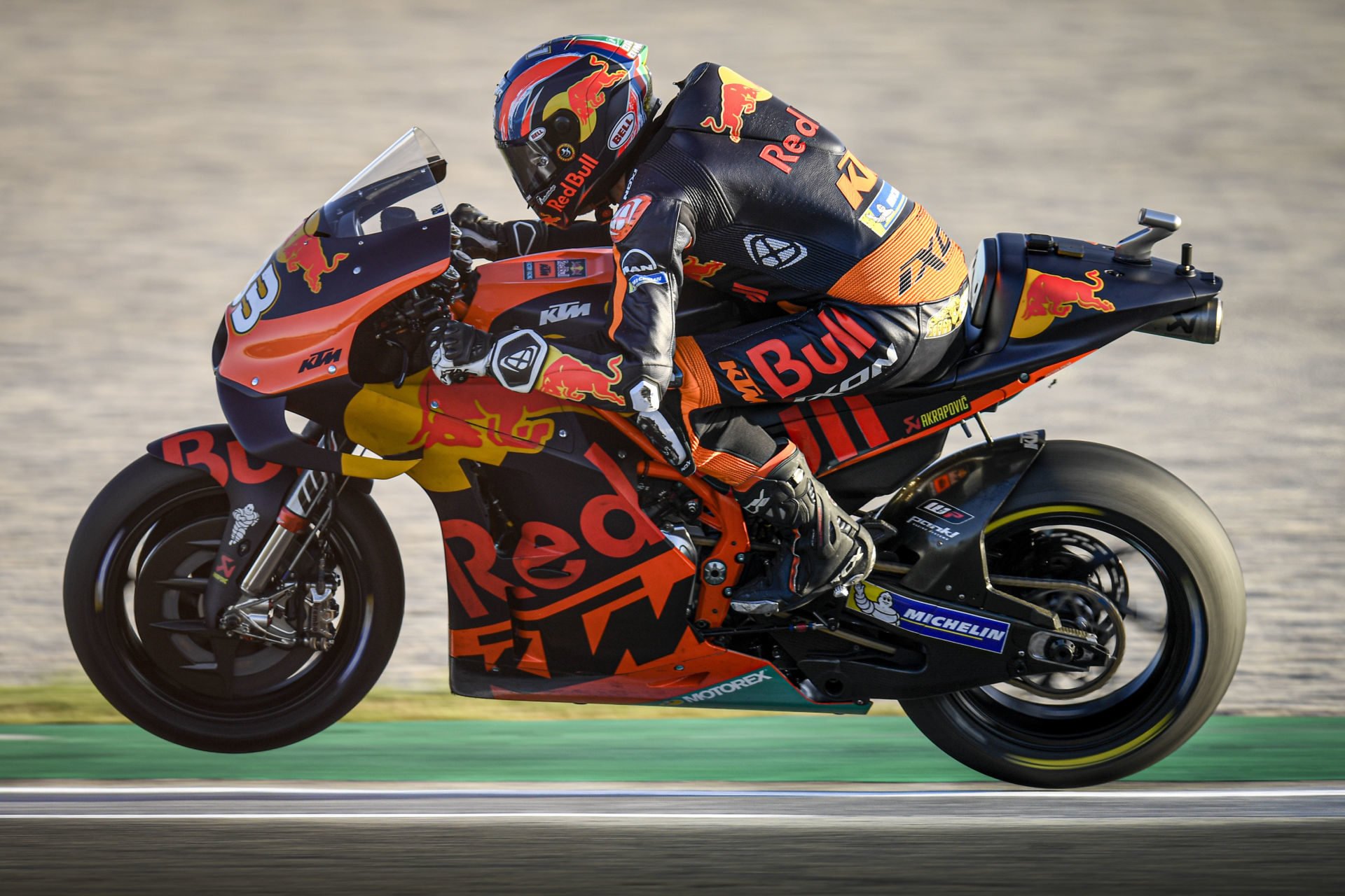 Brad Binder (33). Photo courtesy of Dorna/www.motogp.com.