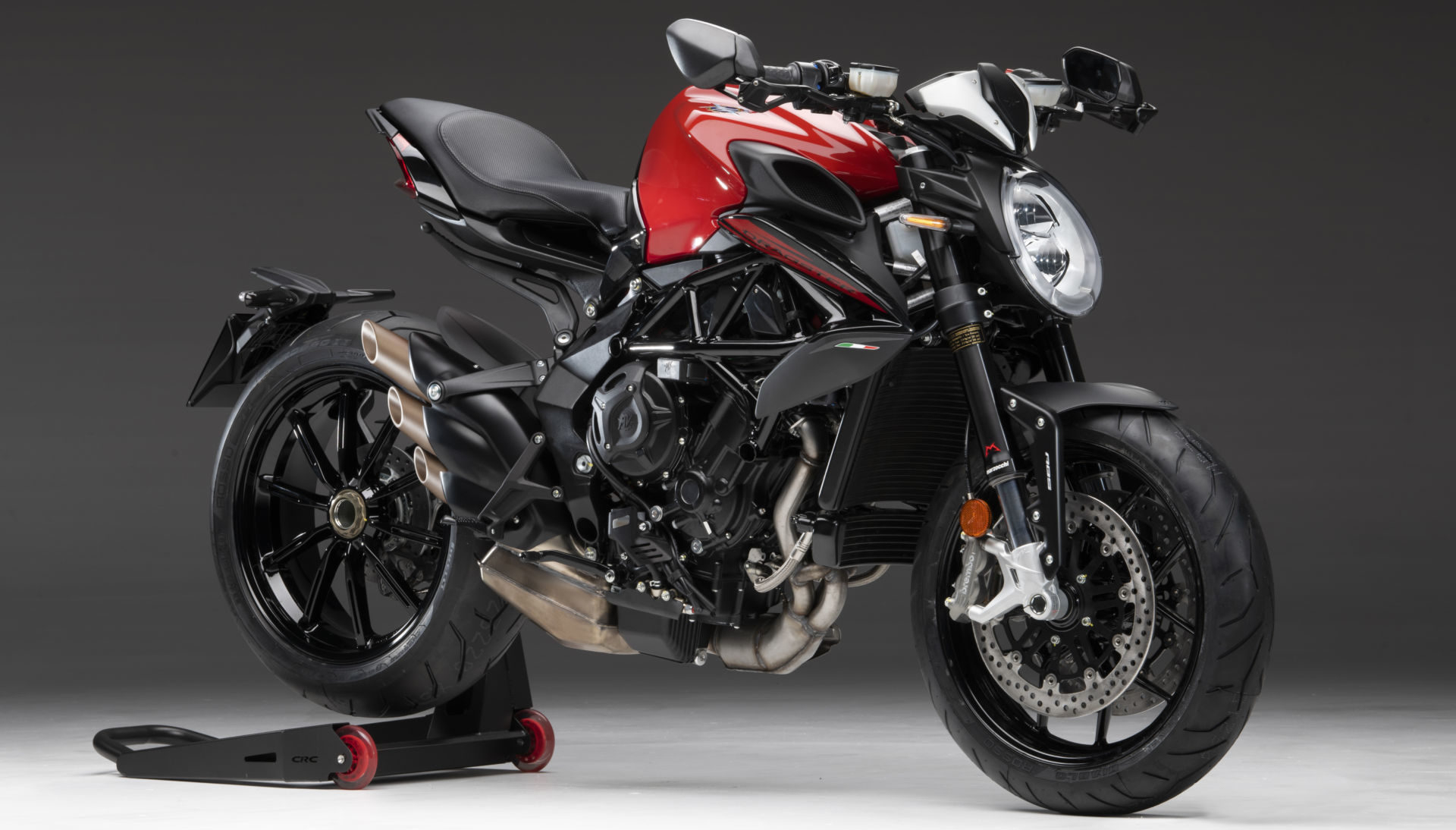 A 2020 MV Agusta Dragster 800 Rosso.