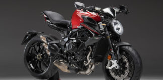 A 2020 MV Agusta Dragster 800 Rosso.