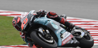 Fabio Quartararo (20). Photo courtesy of PETRONAS Yamaha SRT.