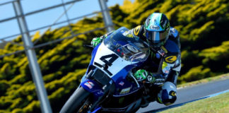 Four-time AMA Superbike Champion Josh Hayes (4) will once again ride for Mojo Yamaha's Team USA in the Phillip Island International Challenge. Photo by Russell Colvin, courtesy of Phillip Island Grand Prix Circuit.