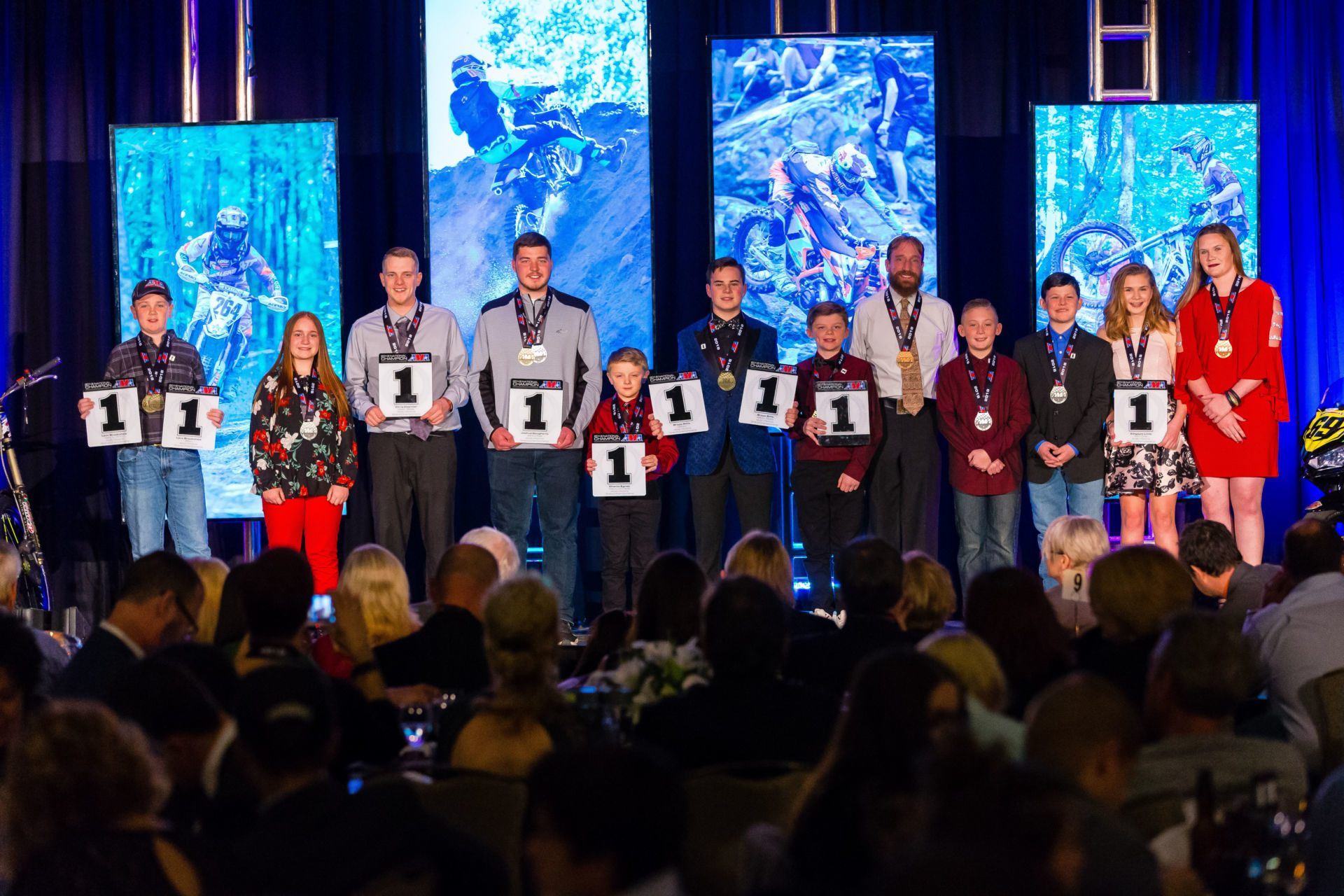 2018 AMA award recipients. Photo by Jeff Kardas, courtesy of American Motorcyclist Association (AMA).