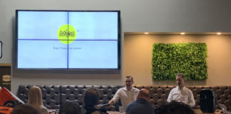 MIPS Details Motorcycle Industry Expansion With Safety Symposium In Southern California MIPS CEO Max Strandwitz (left) and Co-Founder/Chief Science Officer Peter Halldin (right) speaking with members of the media November 20 in Anaheim, California. Photo courtesy of Next Level Sports, Inc.