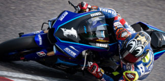 Katsuyuki Nakasuga (1) in action at Suzuka. Photo by Kohei Hirota.