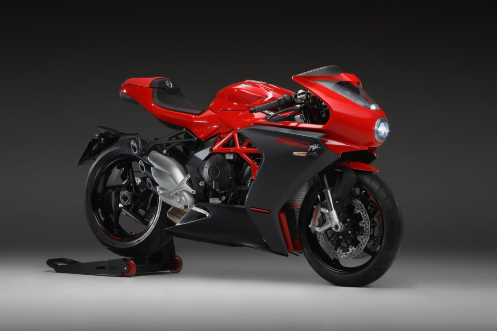 A 2020 MV Agusta Superveloce 800.