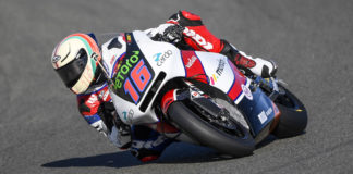 Joe Roberts (20), as seen this past weekend at Valencia. Photo courtesy of American Racing Team.