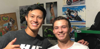 Toby Khamsouk (left) and Jackson Blackmon (right). Photo by Vanessa Khamsouk, courtesy of RBoM Racing.