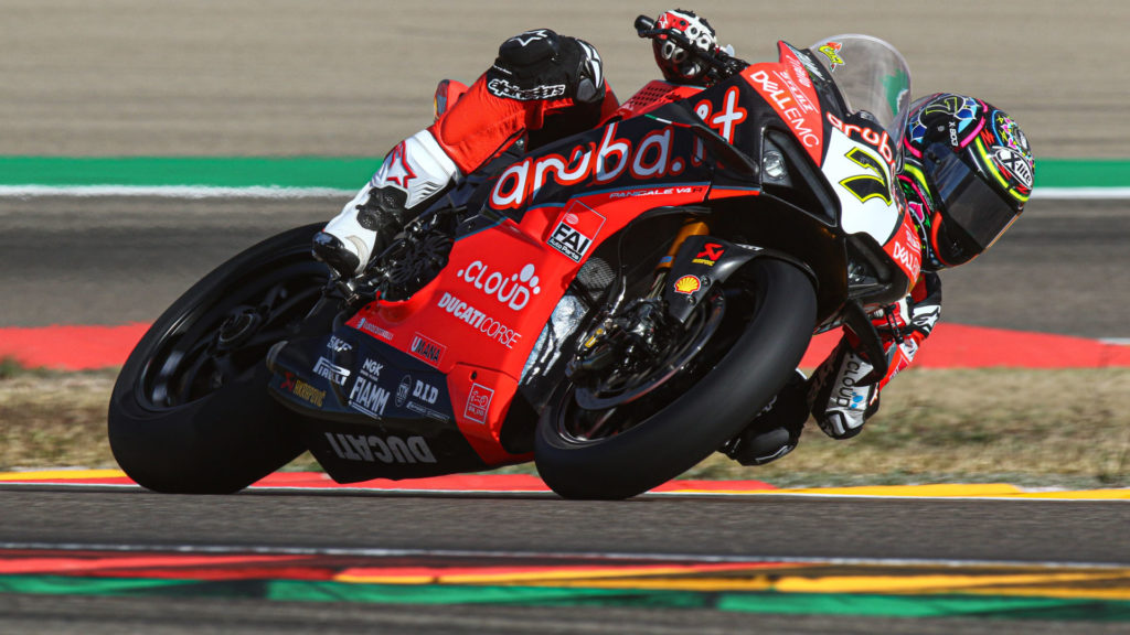 Chaz Davies (7). Photo courtesy of Dorna WorldSBK Press Office.