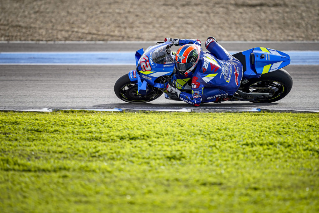 Alex Rins (42). Photo courtesy of Team Suzuki Press Office.