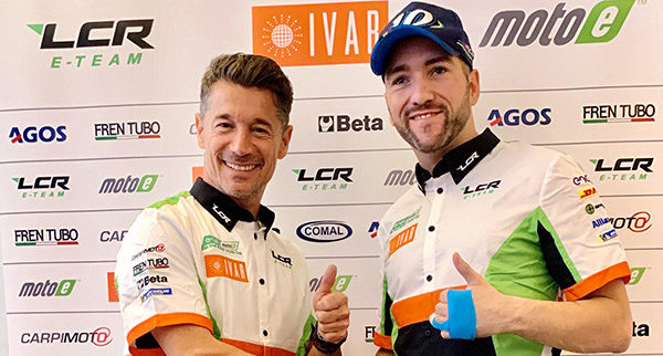 LCR E-Team Principal Lucio Cecchinello (left) and Xavier Simeon (right). Photo courtesy of LCR E-Team.