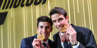 MotoGP: Alex Marquez Signs With Repsol Honda, Will Team With Brother Marc Marquez In 2020 Brothers Marc Marquez (left) and Alex Marquez (right) will be teammates at Repsol Honda for the 2020 MotoGP World Championship. Photo courtesy of Dorna/www.motogp.com.