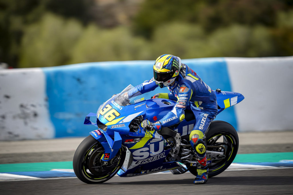 Joan Mir (36). Photo courtesy of Team Suzuki Press Office.