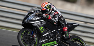 Jonathan Rea in action at Jerez. Photo courtesy of Kawasaki.