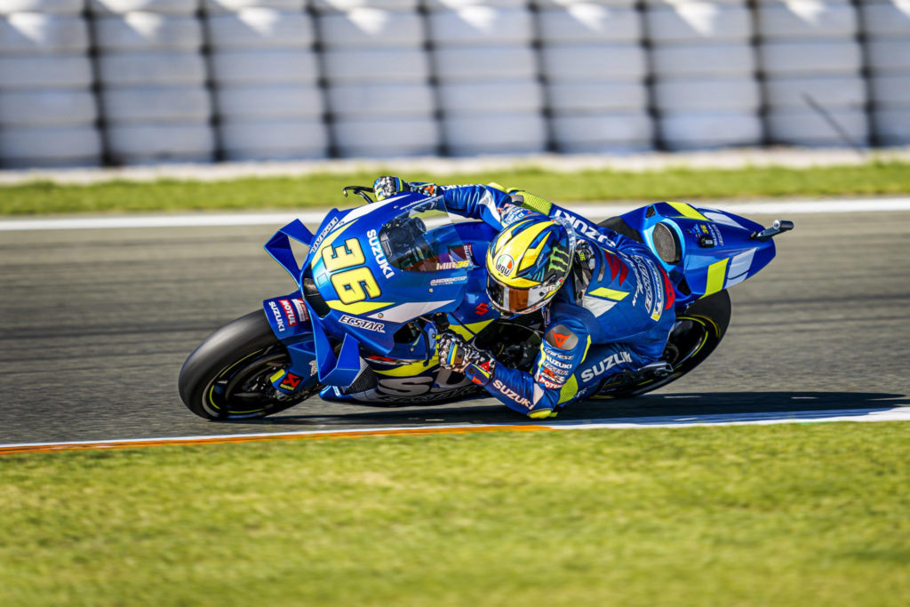 Joan Mir (36). Photo courtesy of Team Suzuki ECSTAR.