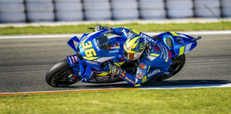 Joan Mir (36). Photo courtesy of Team Suzuki ECSTAR.