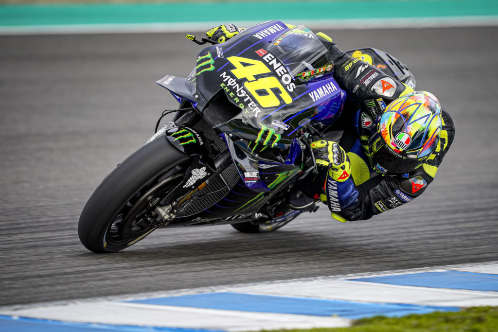 Valentino Rossi (46). Photo courtesy of Monster Energy Yamaha.