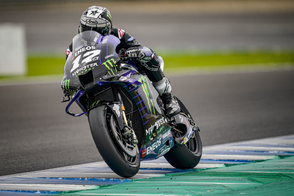 Maverick Vinales (12). Photo courtesy of Monster Energy Yamaha.