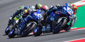 World Supersport: New bLU cRU Yamaha Development Team Established Andy Verdoïa (25) and Galang Hendra Pratama (55) are moving up from the FIM Supersport 300 World Championship to the FIM Supersport World Championship in 2020. Photo courtesy of Yamaha.