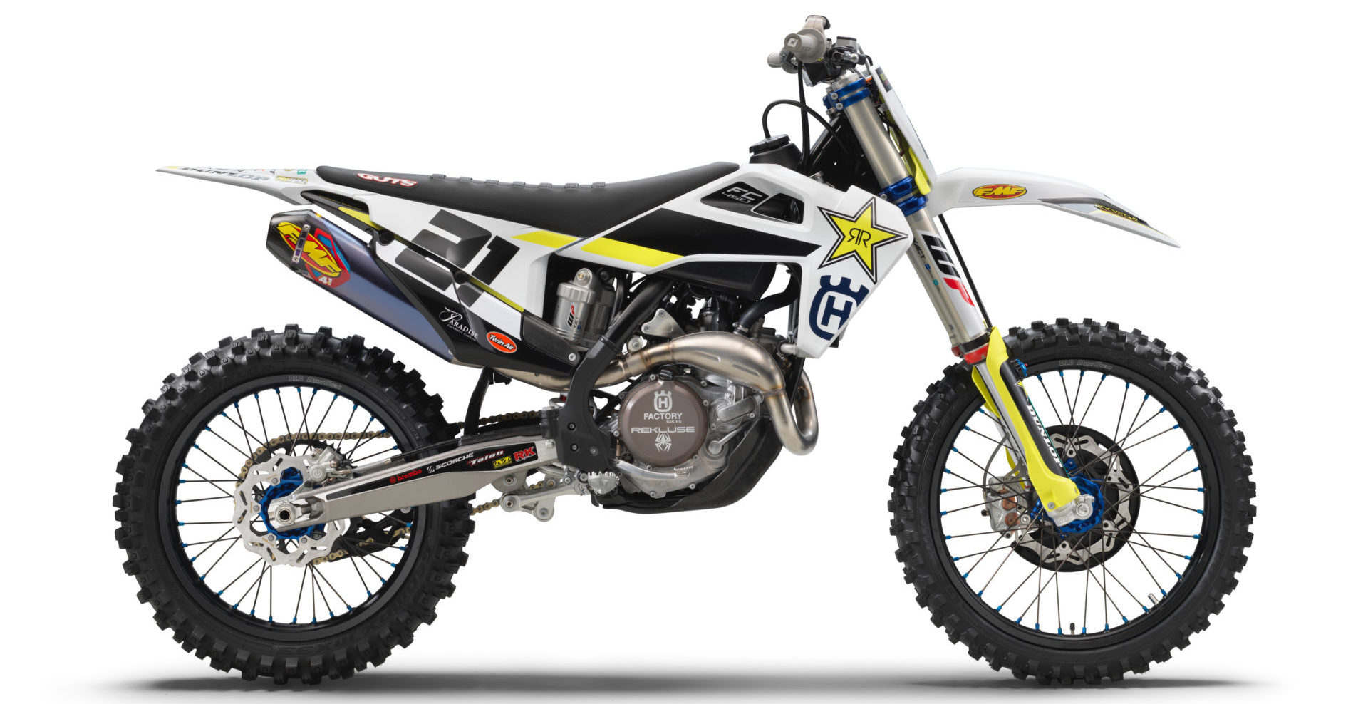 A 2020-model Husqvarna FC 450 Rockstar Edition. Photo courtesy of Husqvarna Motorcycles.