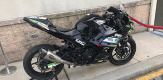 The Mad 4 Motorsports/Predictive Analytics Group Kawasaki Ninja 400 was built to be ready for the track. Photo courtesy of Mad 4 Motorsports/Predictive Analytics Group.