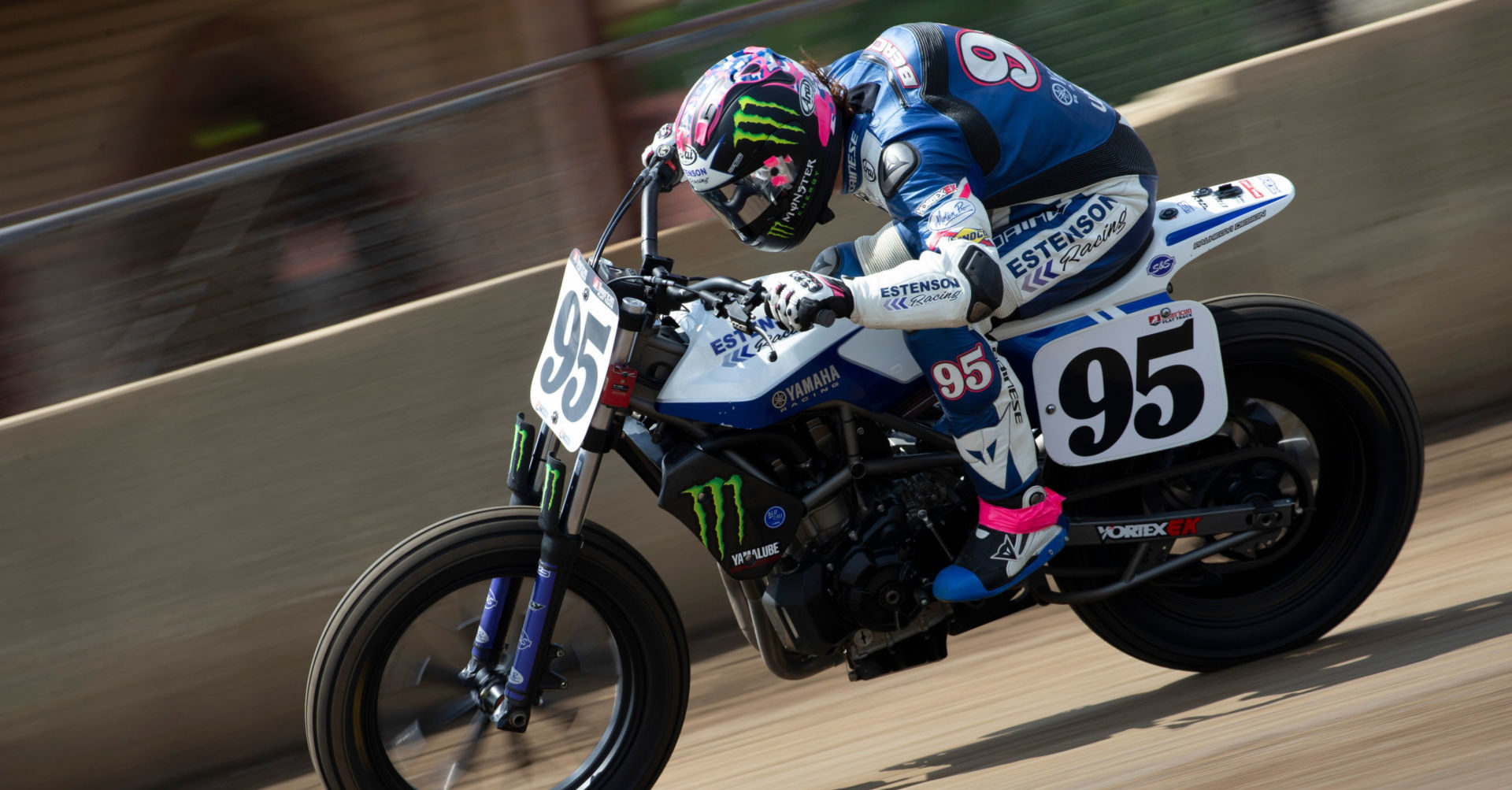 JD Beach (95) on his Estenson Racing Yamaha MT-07. Photo courtesy of Yamaha.