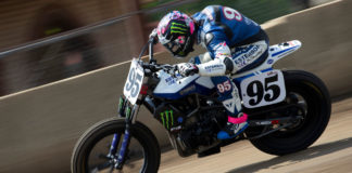 JD Beach (95) on his Estenson Racing Yamaha MT-07. Photo courtesy of Yamaha.
