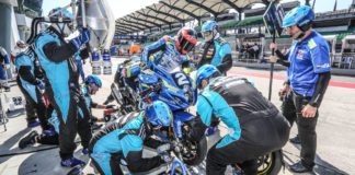 Suzuki Endurance Racing Team (SERT) leads the 2019-2020 FIM Endurance World Championship after the first two rounds. Photo courtesy of Team Suzuki Press Office.