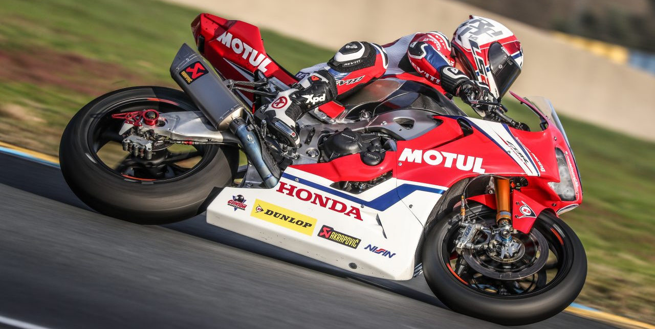 Randy de Puniet in action on the Honda Endurance Racing CBR1000RR during the 2018-2019 FIM Endurance World Championship. Photo courtesy of Honda Pro Racing.