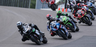 Canadian Superbike: 2020 Mopar CSBK National Championship Schedule Kenny Riedmann (42), 2019 Canadian Superbike champion Ben Young (86), Jordan Szoke (1), and Samuel Trepanier (14) in action during the 2019 season. Photo by Rob O’Brien, courtesy of CSBK.
