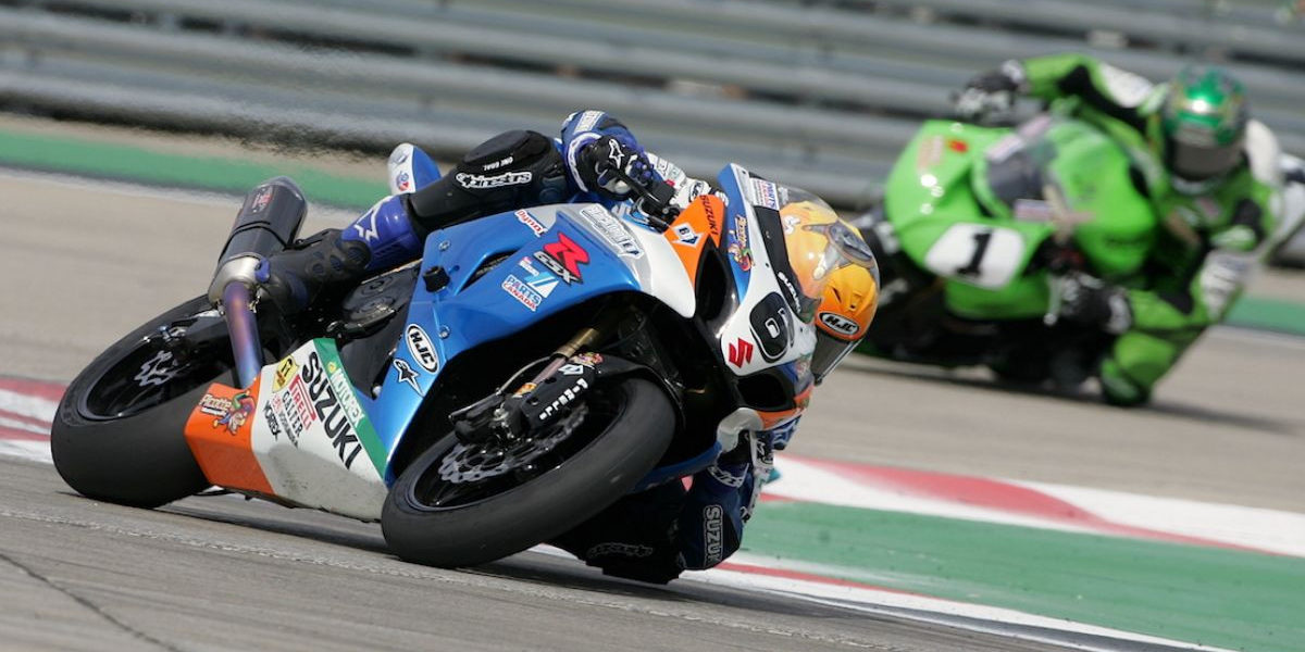 Brett McCormick (6) won the first-ever CSBK event at the ICAR circuit in Mirabel, Quebec back in 2009. After a nine-year hiatus from the venue, the series returns to ICAR’s reconfigured layout in 2020. Photo by Rob O’Brien, courtesy of CSBK/PMP.