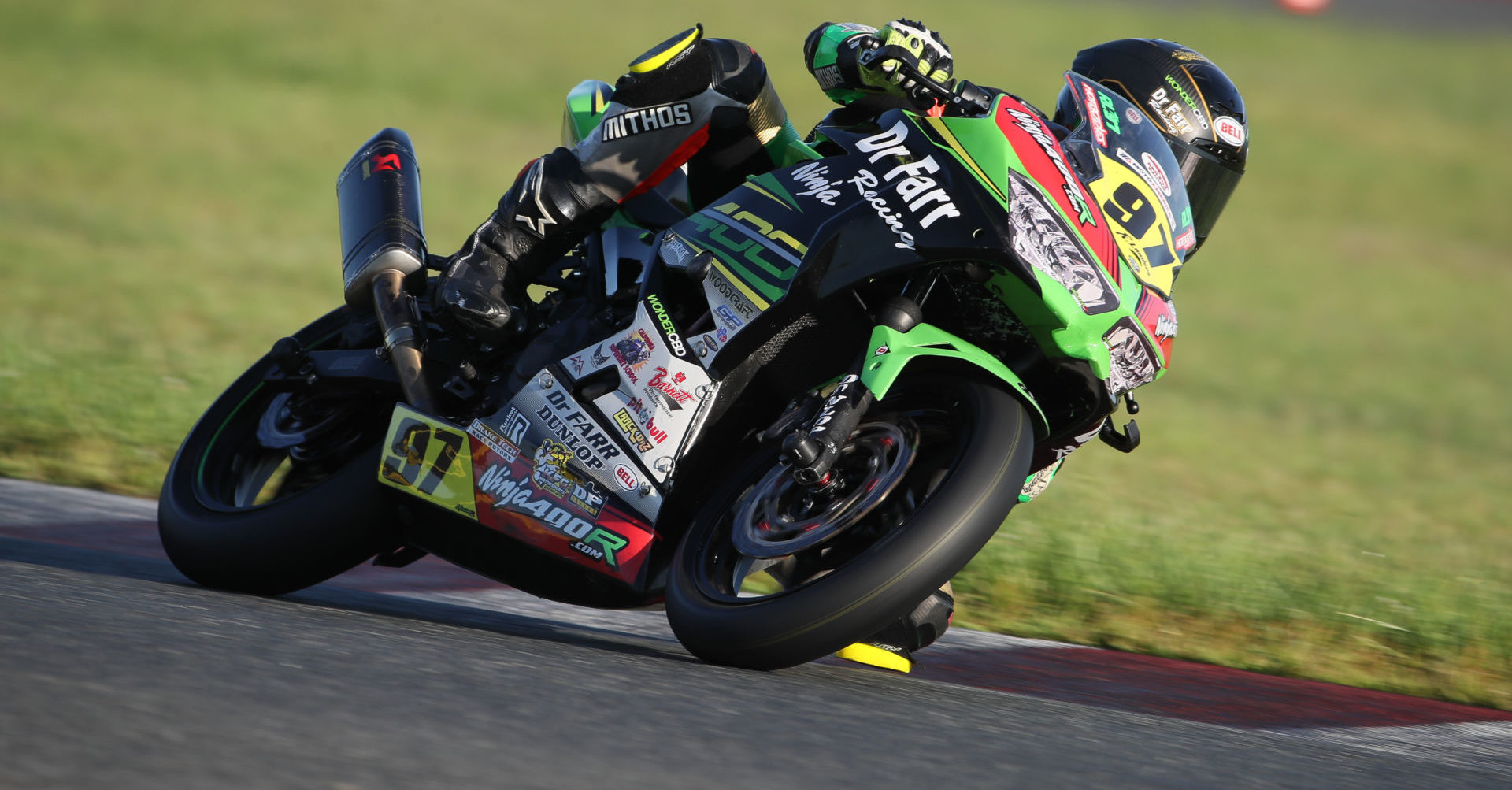 Roadracing World Young Gun Rocco Landers (97), the 2019 MotoAmerica Junior Cup Champion and a 2020 Red Bull MotoGP Rookies Cup participant. Photo by Brian J. Nelson.