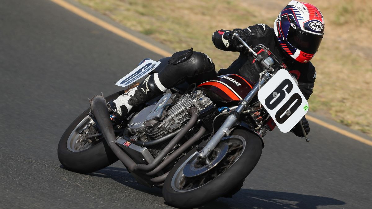 A vintage Superbike at speed during a MotoAmerica event at Sonoma Raceway. Photo by Brian J. Nelson, courtesy of MotoAmerica.