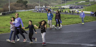 A scene from the John's Walk Against Stomach Cancer in 2019. Photo courtesy of Sonoma Raceway.