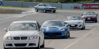 A scene from a previous “Laps for Charity” event at Sonoma Raceway. Photo courtesy of Sonoma Raceway.