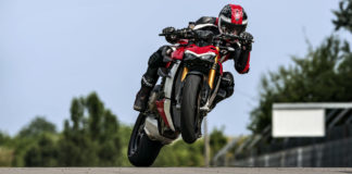 A 2020 Ducati Streetfighter V4 S. Photo courtesy of Ducati.