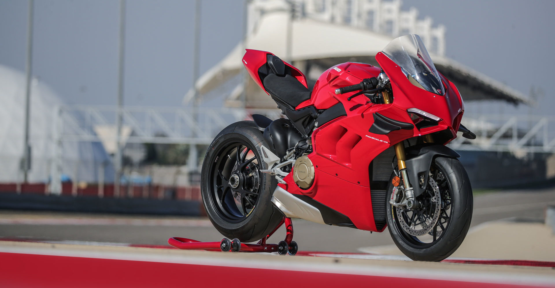 A 2020-model Ducati Panigale V4 S. Photo courtesy of Ducati.