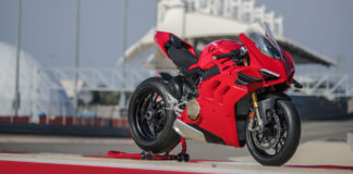 A 2020-model Ducati Panigale V4 S. Photo courtesy of Ducati.