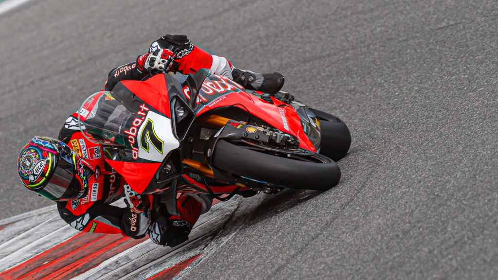 Chaz Davies (7). Photo courtesy of Dorna WorldSBK Press Office.