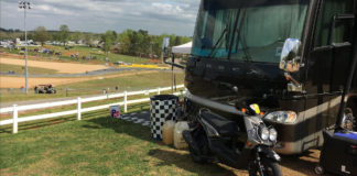 A camping spot at Michelin Raceway Road Atlanta. Photo courtesy of MotoAmerica.