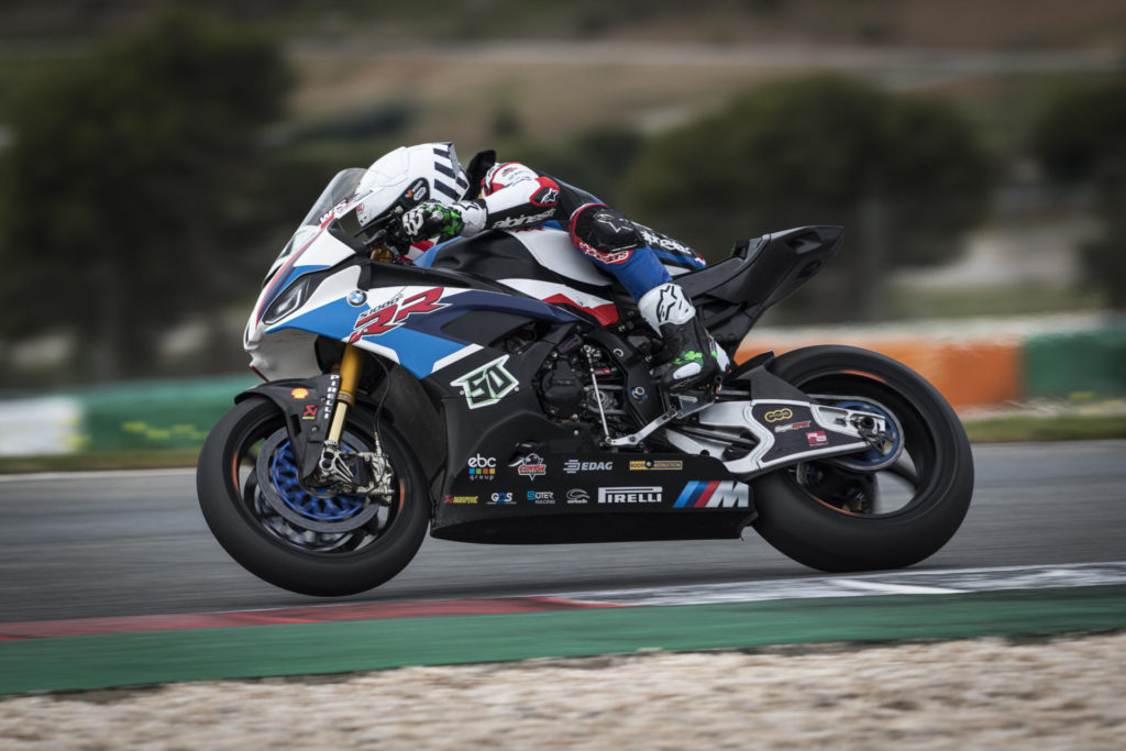 Eugene Laverty (50). Photo courtesy of BMW Motorrad Motorsport WorldSBK Team.