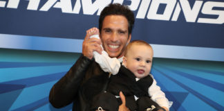 MotoAmerica: Toni Elias Joins M4 ECSTAR Suzuki Toni Elias (shown with son Antoni) will join Team Hammer for the 2020 MotoAmerica Superbike Championship on an M4 ECSTAR Suzuki GSX-R1000. Photo by Brian J. Nelson, courtesy of Suzuki Motor of America, Inc.