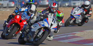 A scene from a California Superbike School. Photo courtesy of California Superbike School.