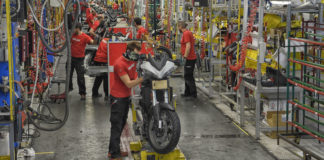 Ducati Certified As “Top Employer Italy” Again In 2020 Ducati workers on the Multistrada assembly line in Italy. Photo courtesy of Ducati.