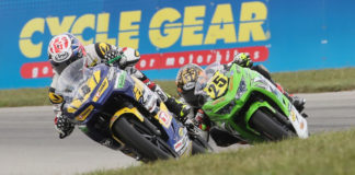 Kawasaki Posts Over $10 Million In Team Green Racing Contingency Program MotoAmerica Junior Cup racers, like Kevin Olmedo (14) and Dominic Doyle (25), can earn up to $2,500 from Kawasaki’s Team Green program for each race win on a Kawasaki Ninja 400 during the 2020 season. Photo by Brian J. Nelson.