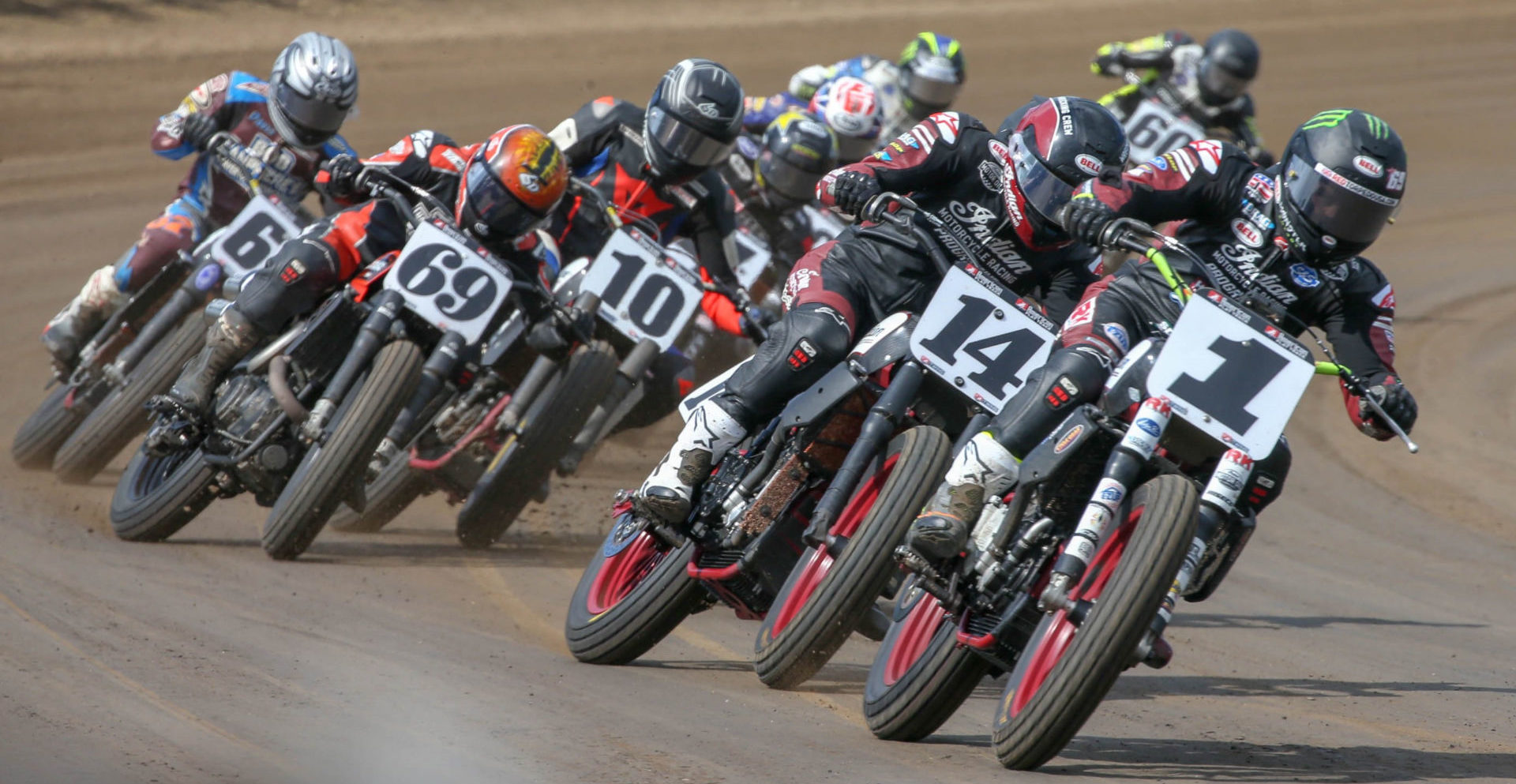 AFT Twins riders in action during the 2019 season. Photo by Scott Hunter, courtesy of AFT.