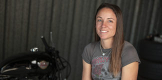 Melissa Paris. Photo courtesy of Royal Enfield North America.
