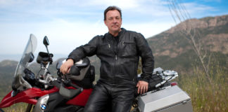 Neil Peart (R.I.P.). Photo by Holly Carlyle, courtesy of American Motorcyclist Association.