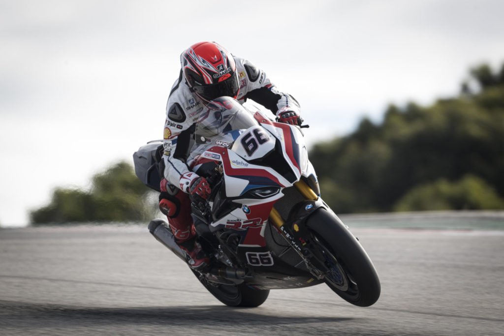 Tom Sykes (66). Photo courtesy of BMW Motorrad Motorsport WorldSBK Team.