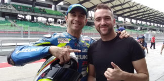 Simeon (right) is replacing the retiring Vincent Philippe (left) on the Suzuki Endurance Racing Team. Photo by Daniel Lencina, courtesy of Team Suzuki Press Office.