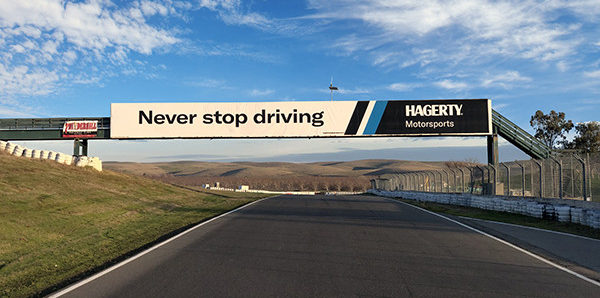 “The Hagerty Bridge” at Thunderhill Raceway Park. Photo courtesy of Hagerty.